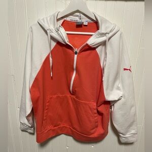 PUMA 1/2 zip pullover size large